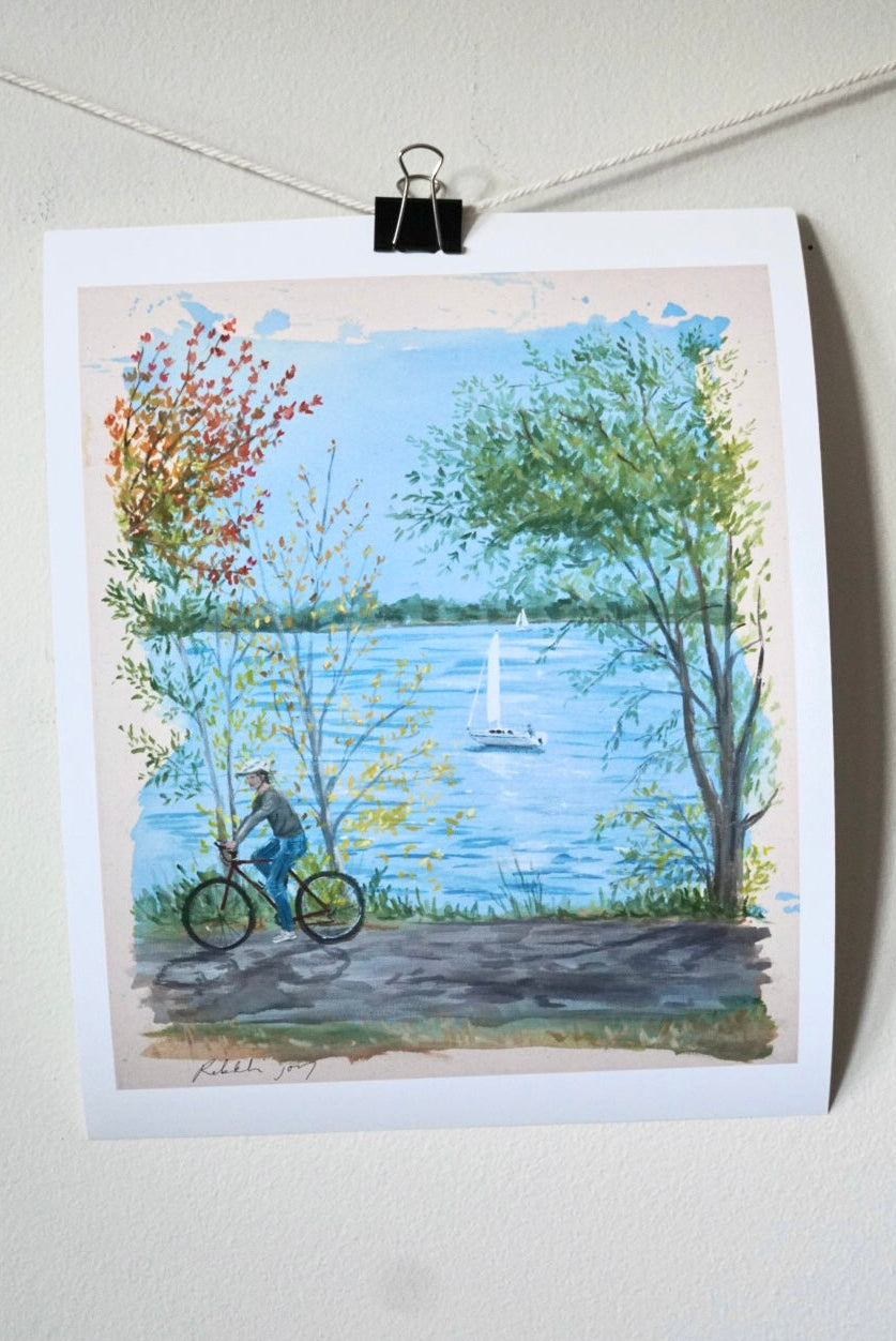 "City of Lakes" Print