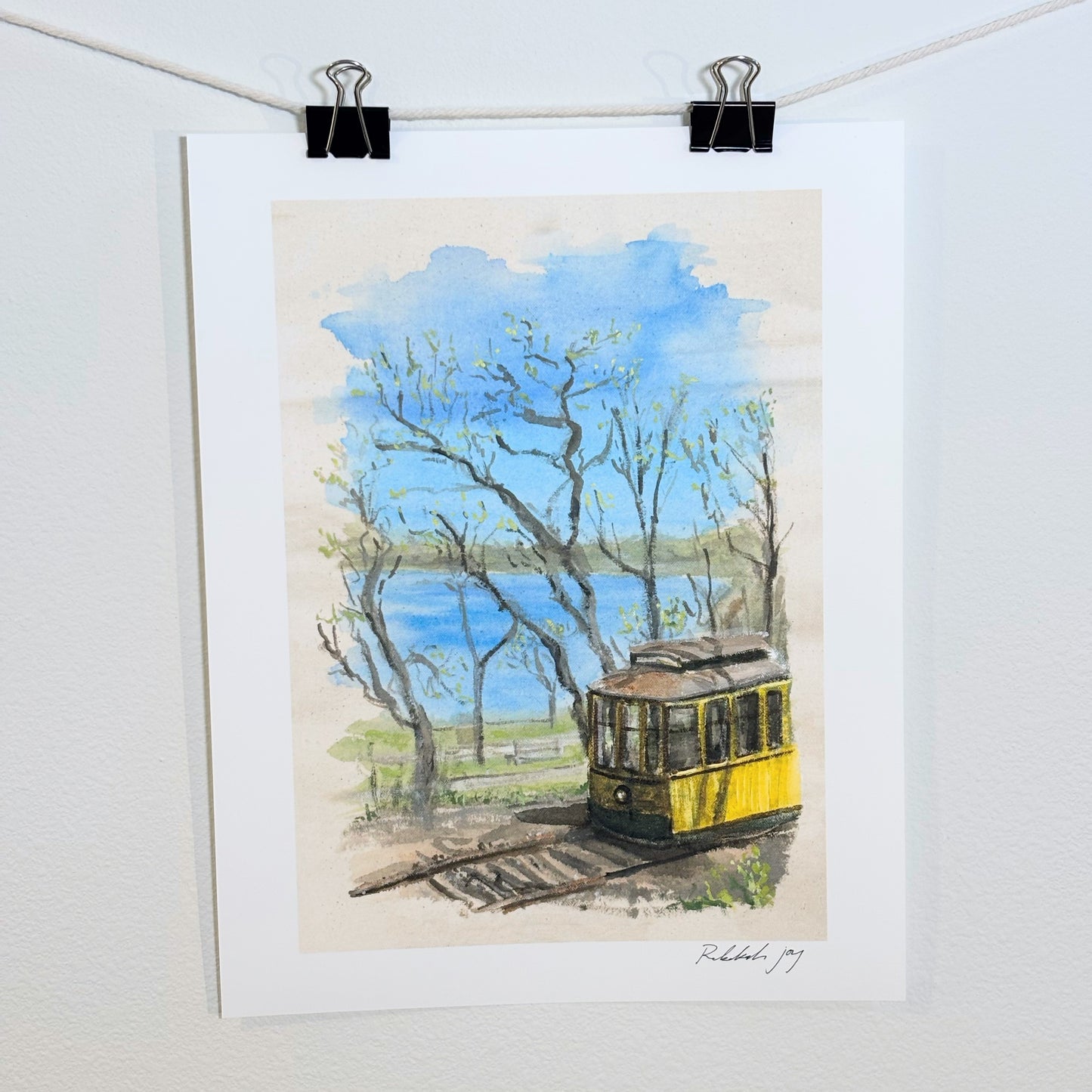 ‘Spring Trolley’ print