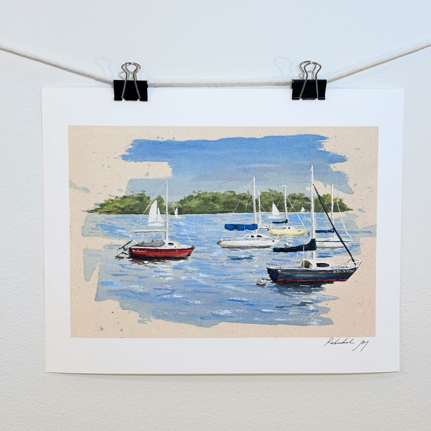 ‘Sailboat Study no.4’ print