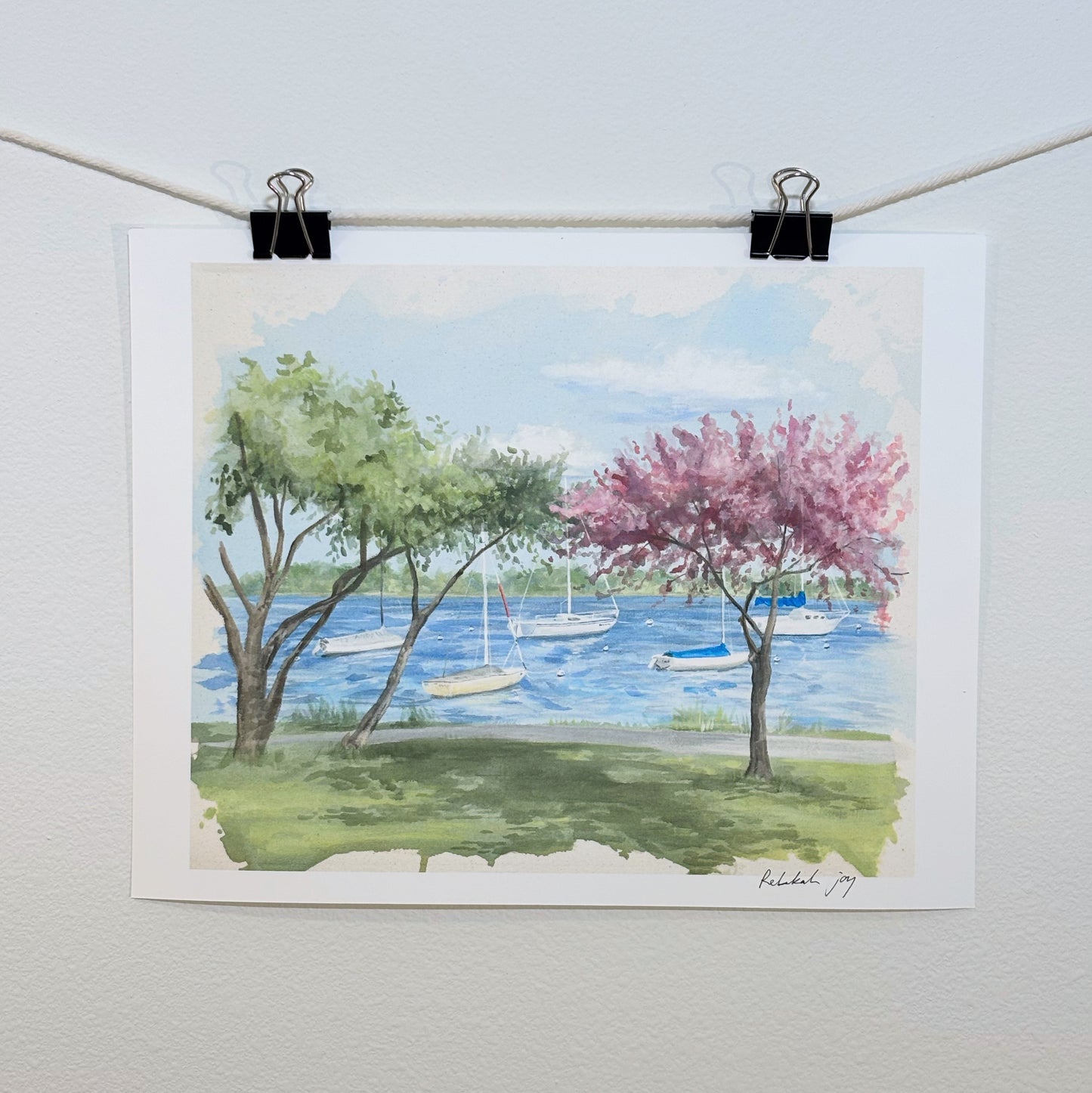 ‘Lake Harriet in May’ print