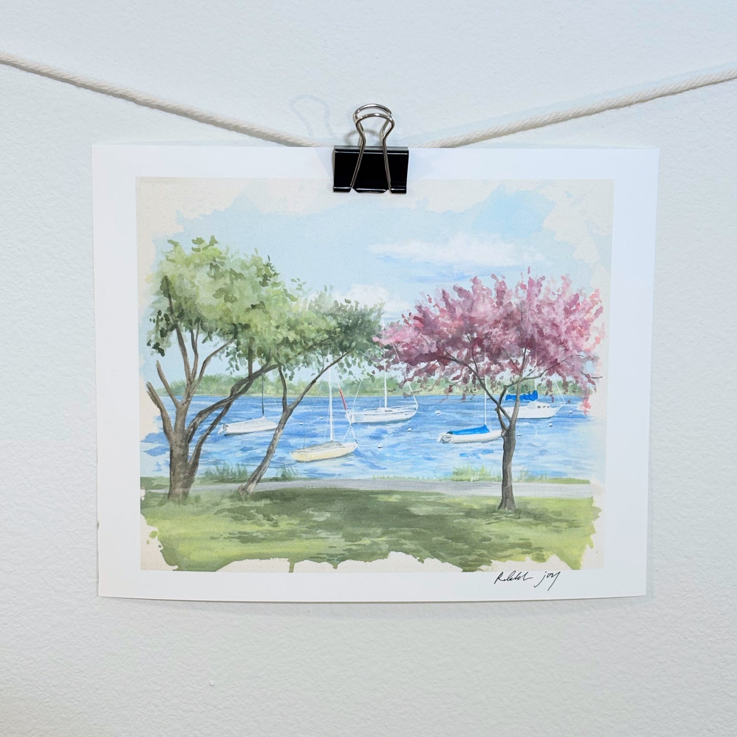 ‘Lake Harriet in May’ print