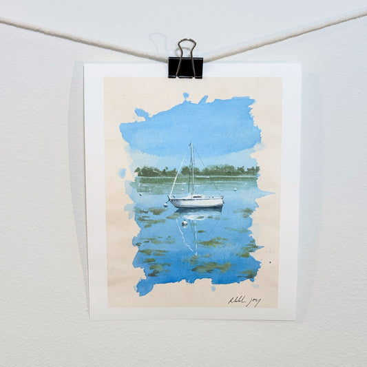 ‘Sailboat Study no.7’ print