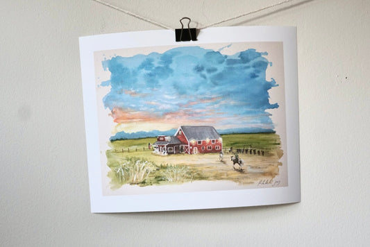 "Rancho Caballo" Print