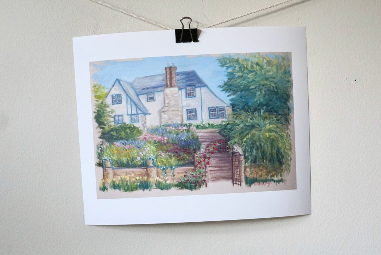 "Garden House" Print