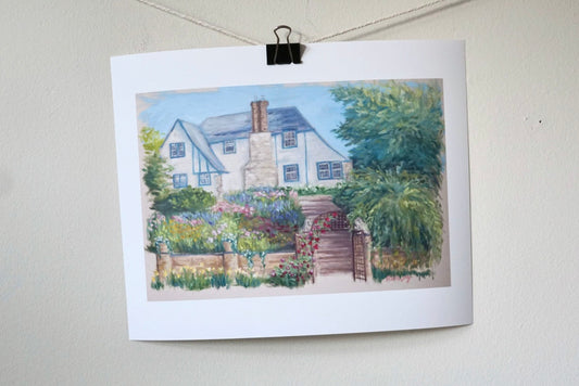 "Garden House" Print