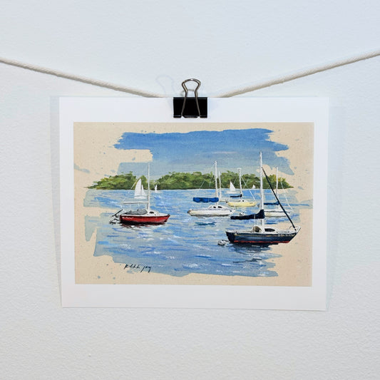 ‘Sailboat Study no.4’ print