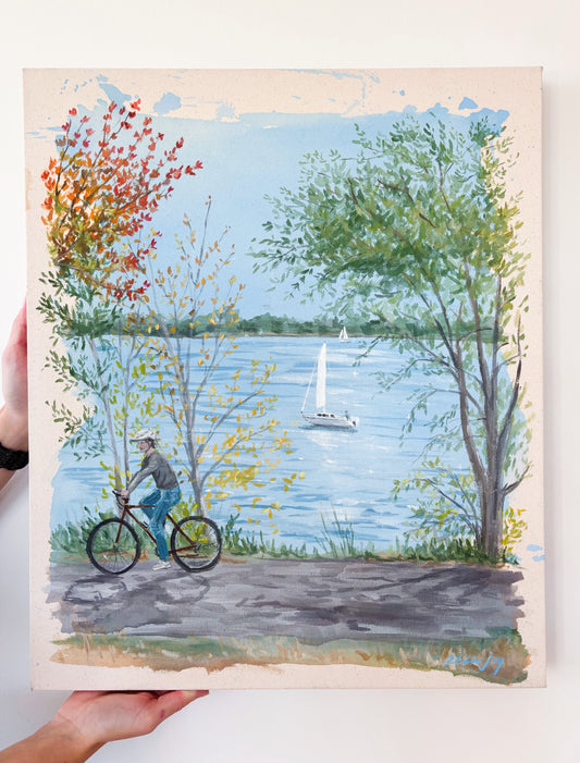 "City of Lakes" print
